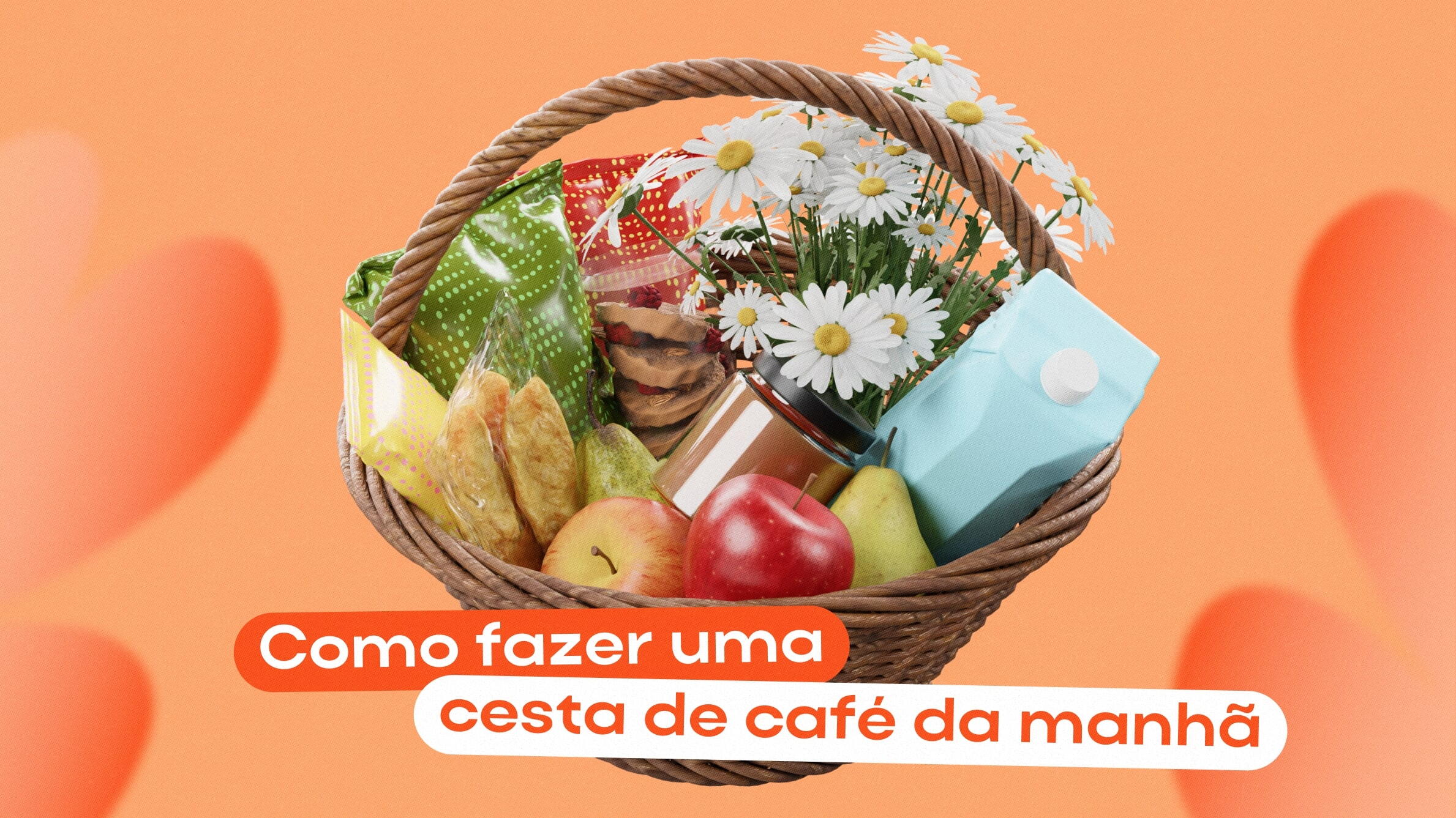 Cesta de café da manhã