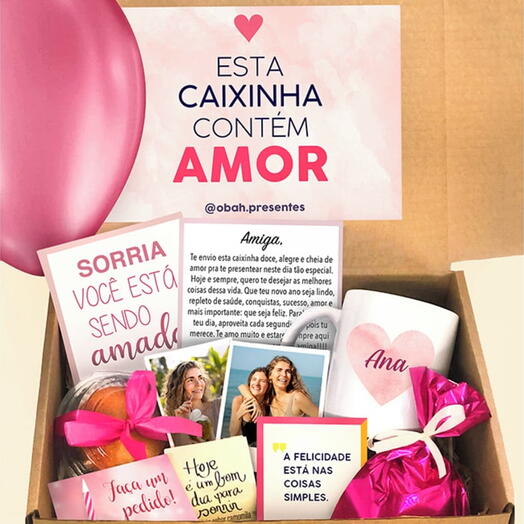 Box Contem Amor - Presente Personalizado