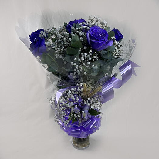 Buquê 6 Rosas Lilas