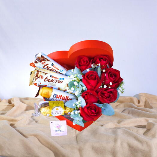 Box Rosas   Delicias Kinder