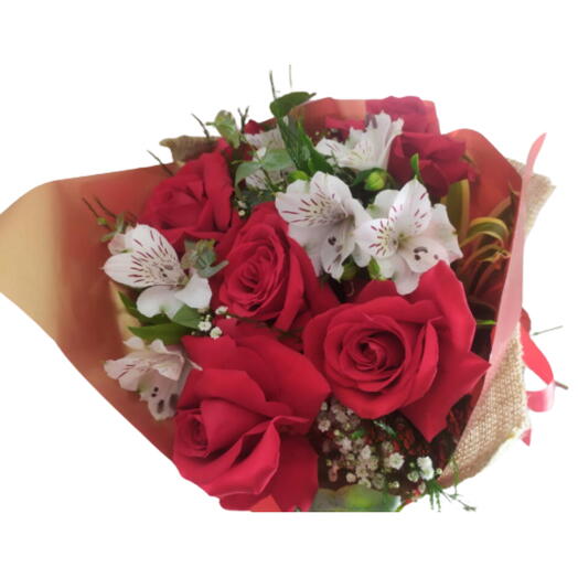 Bouquet 6 Rosas Importadas