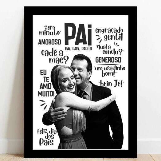 Quadro com Foto A4 - Personalizado