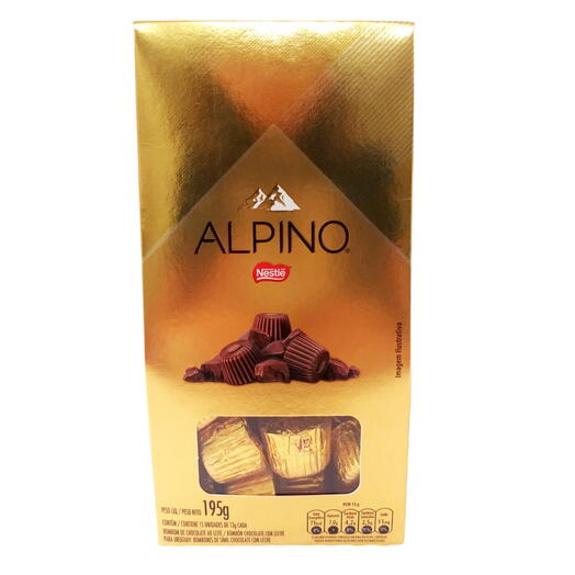 Caixa de chocolate Alpino 195g