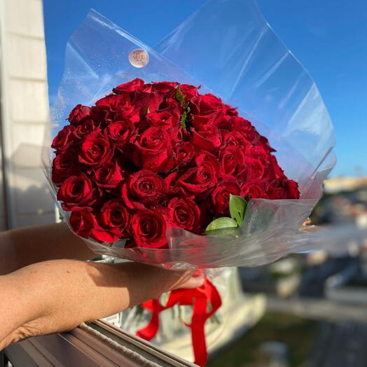 Bouquet  personalite  50 rosas