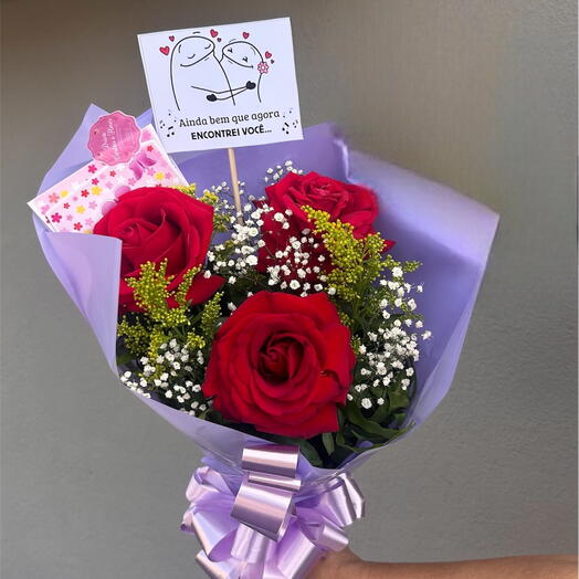 Buquê com Plaquinhas