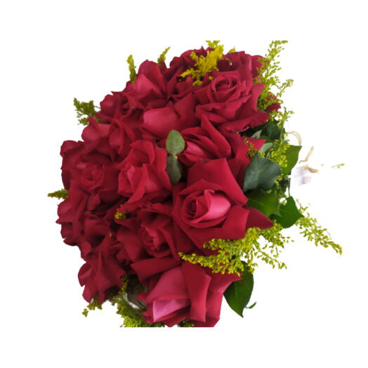 Bouquet especial com 24 rosas vermelhas