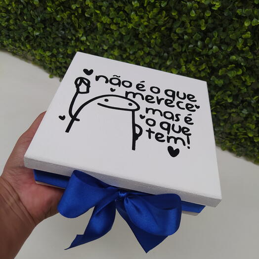 Caixa de chocolates e o que tem