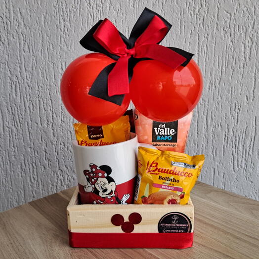 Mini cesta cafe menina