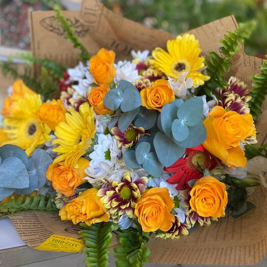Bouquet Rosas Amarelas