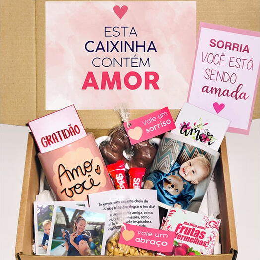 Box Contem Amor 2 - Presente Personalizado