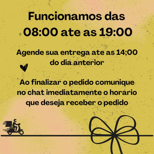 Funcionamos das 08:00 as 19:00