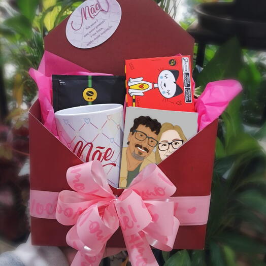 Cartinha Mãe com Ilustração ( SOB ENCOMENDA - 2 DIAS)