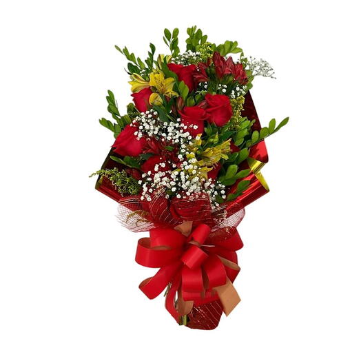Braçada com 10 Rosas Vermelhas