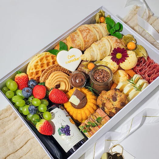 Cesta de Cafe Manhã de Afeto 4 Pessoas