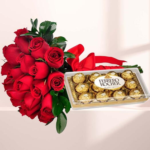 Doce Amor - Rosas com Chocolate