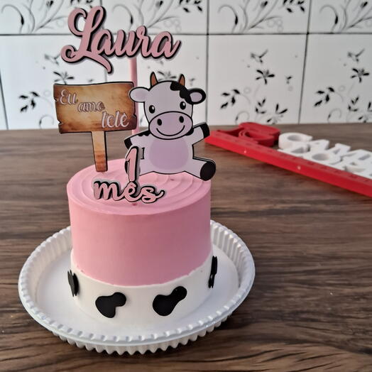 Baby cake (mini bolo) mesversario