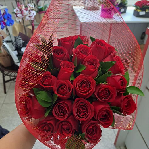 Buquê Amor de 24 Rosas